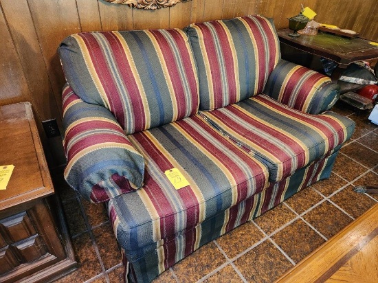 Striped Love Seat