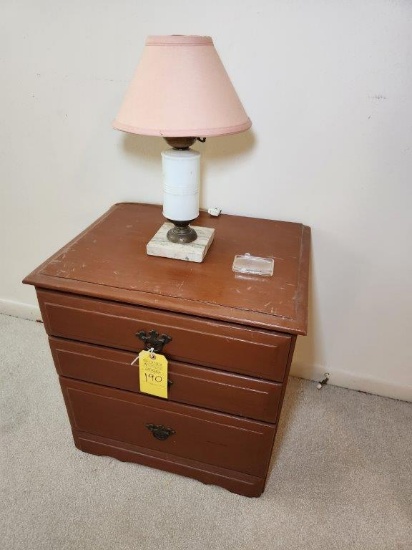 End Table & Lamp
