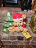 Christmas Bear Cookie Jar
