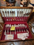 1847 Rogers Bros. Silverware,- First Love 52 Pieces - Service for 8