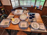 Temp-Tations Presentable Ovenware Old World Blue - Large Set