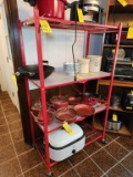 Red Rolling Rack