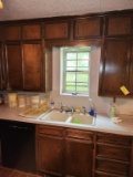 Contents of Kitchen Cabinet - Sink Side & Bar