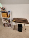 Cabinet, Desk, Books, & Misc.
