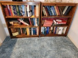 2 Book Shelves & Contents