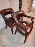 2 Leather Chairs