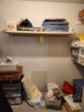 Contents of Closet - Materials, Patterns, & Sewing Items