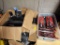 Guitar Foot Rests & Straps - 1 Tote & 3 Boxes