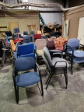 Large Lot of Chairs & Desks