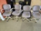 5 Gray Rolling Office Chairs