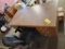 Wood Office Desk & Office Chair