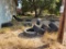 All Used Tires Outside Behind the Shop