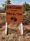 Wood Frame Double Sided Sign 48