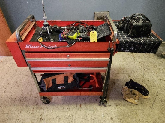 Blue Point Tool Cart & Contents