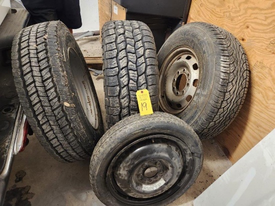 Misc. Truck Tires - 2 on rims