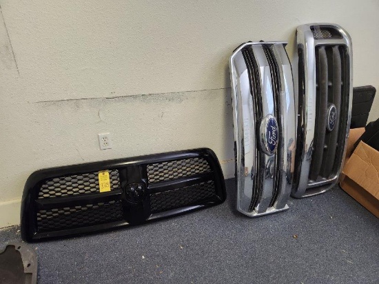 3 Truck Grills - 2 Ford & 1 Dodge