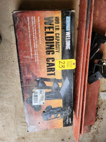 Chicago Electric Welding Cart 100lb Capacity