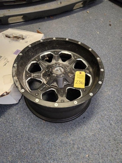 Fuel 20" Black Rim