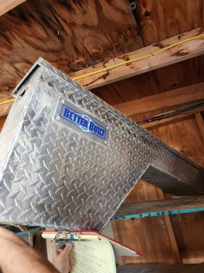 Better Built Diamond Plated Wheel Well Tool Box
