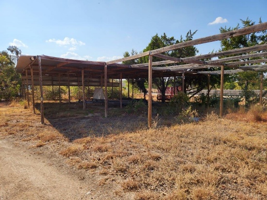 Wood & Tin Structure - ** to be Disassembled & Removed by Buyer
