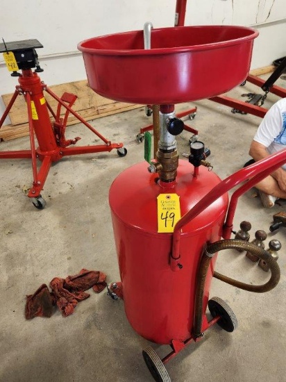 Upright Portable Oil Drain