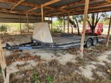 20' Load Trail Car Hauler Trailer, Metal Floor & Winch