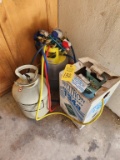 2 Sets of AC Gauges, (One Poor Condition) 3 Tanks of 134A Refrigerant (1 Empty & 2 at 20% Full)