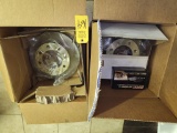 Disc Brake Hardware Kit & 2 Brake Rotors