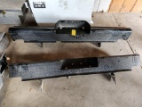 Black Diamond Plate Truck Bumper Set