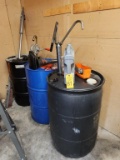 3 Drums - 2 Oil & 1 Transmission Fluid (About 20% Full)