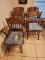 5 Oak Chairs