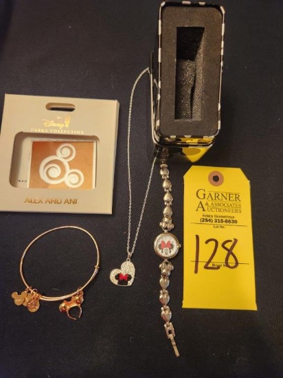 Minnie Mouse - Watch, Necklace, & Bracelet