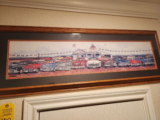Earl's Pearls Car Lot by George Boutwell Signed