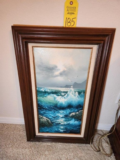 Ocean Waves Painting on Canvas