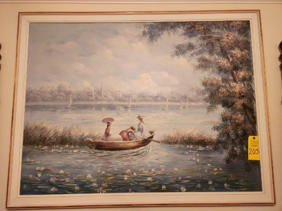 Ladies in a Boat Picture