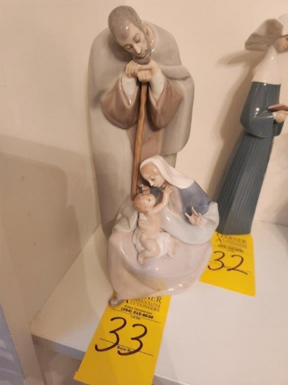 Llandro "Blessed Family" Porcelain Figurine