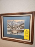 Winter Landscape Painting by Tom Dooley