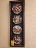 Hummel Plates Framed
