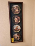 Hummel Plates Framed