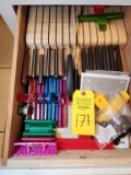 Contents of 4 Drawers to left of Sink