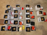 2011-2022 Danbury Mint 23KT Gold Christmas Ornaments