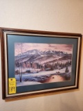 Winter Landscape Painting by Tom Dooley