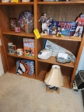 Remaining Contents of the 6 Bottom Shelves - Denver Bronco Items