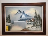 Winter Landscape by Wolfe Painting