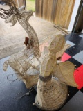 Christmas Yard Decorations - Angel, Sled, Reindeer