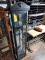 Wood Black Display Cabinet with Glass Shelves