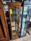 Wood Display Cabinet with Glass Shelves