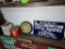 3 Collectible Tins, TX & Southwestern Cattle Raisers Sign