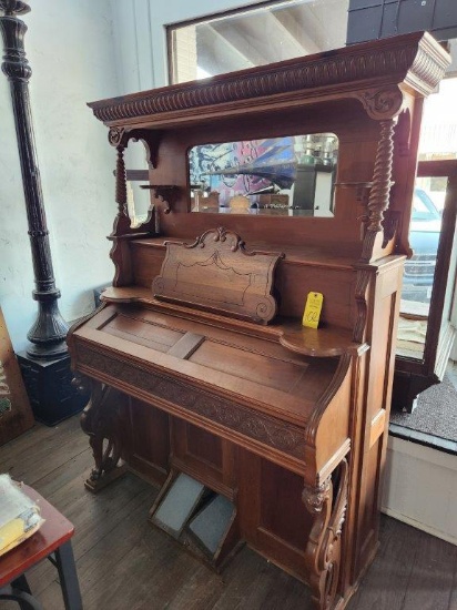 Beautiful Ornate Organ by The Wick Co, Chicago, IL