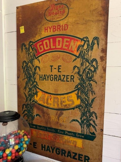 Golden Acres Seed Sign - Appears Old